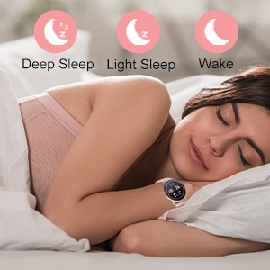 Auto Sleep Tracking & Silent Vibration Alarm Clock
