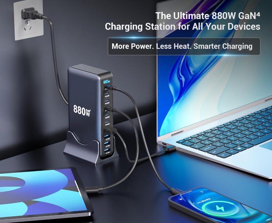 880W Charging Station for Multiple Devices