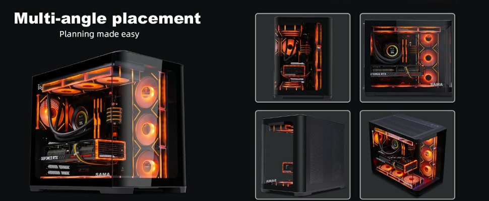 SAMA 2851 ATX Mid-Tower PC Gaming Case