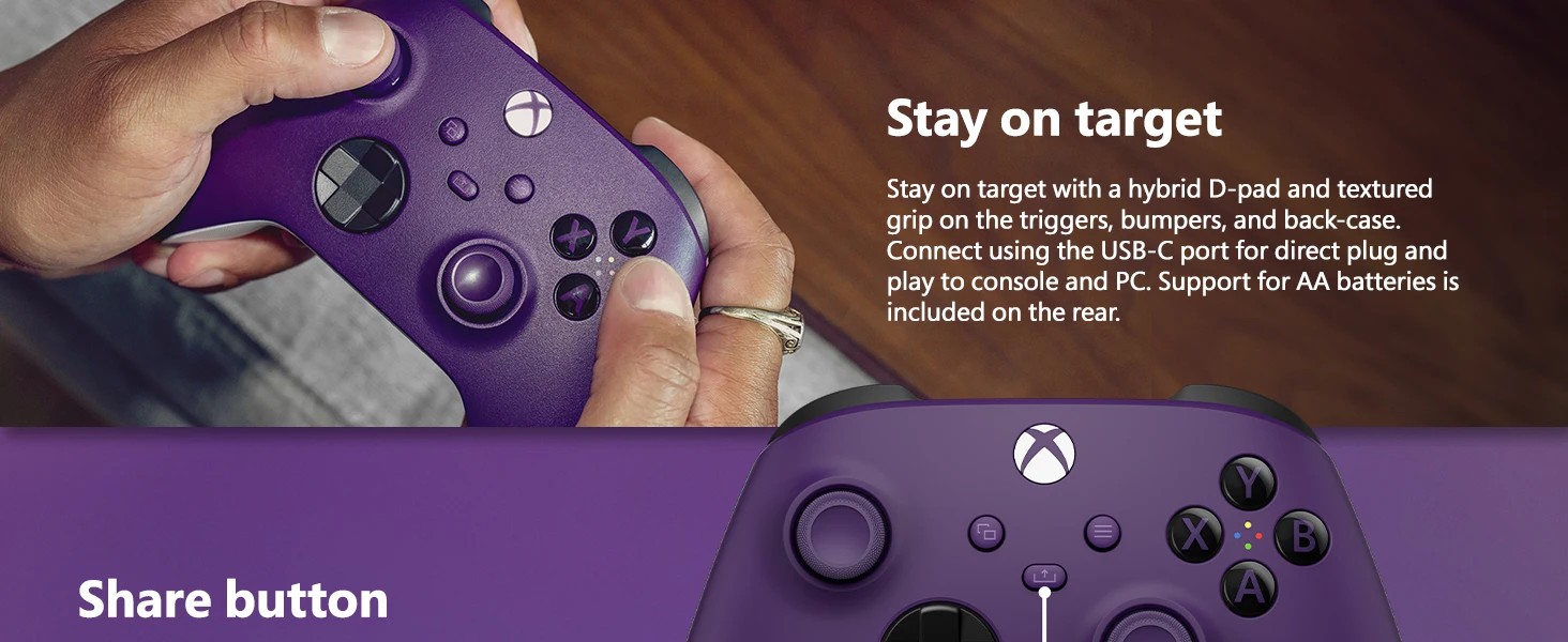Xbox Wireless Controller Astral Purple-4