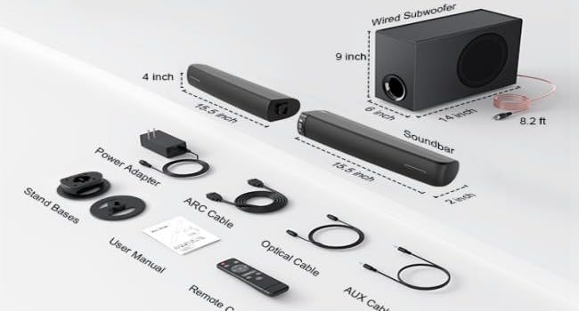 Assistrust KY-2023 Sound Bar with Subwoofer