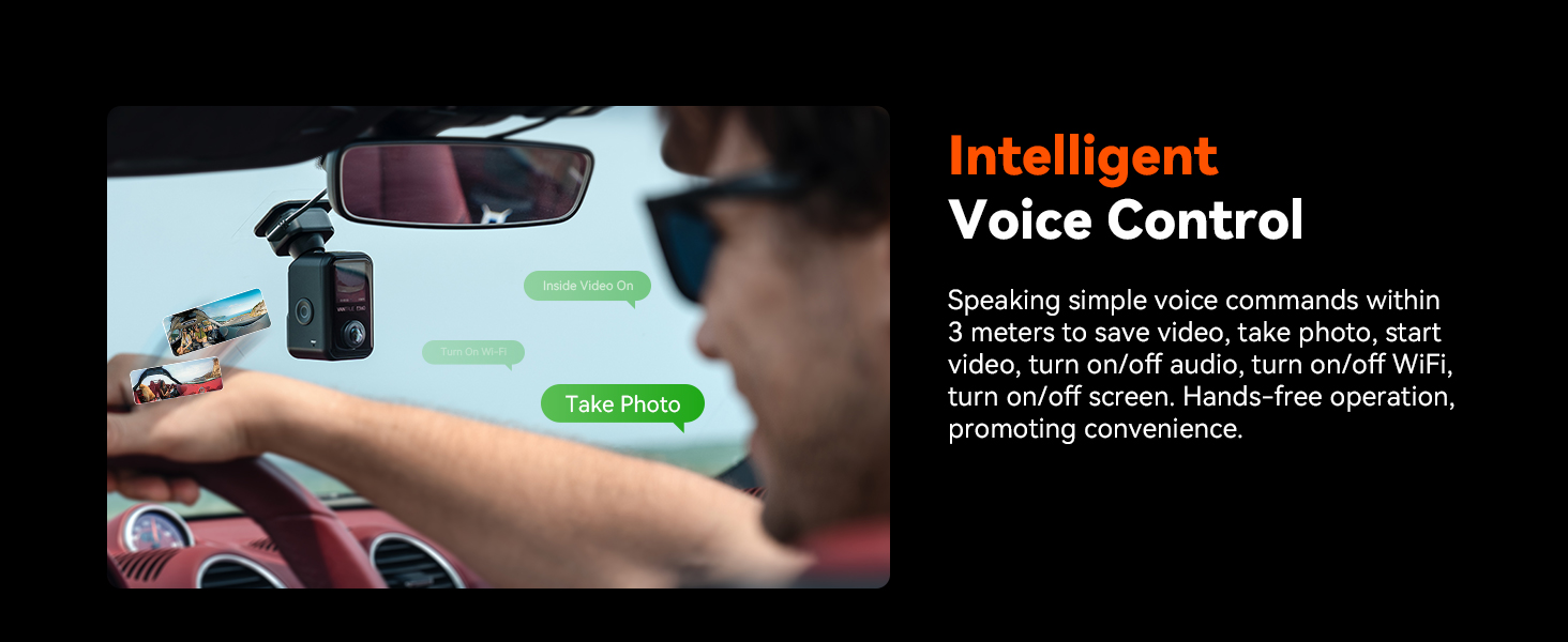 dash cam with voice control