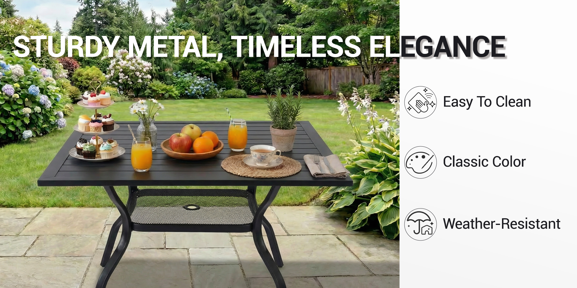 STURDY METAL, TIMELESS ELECAINCE