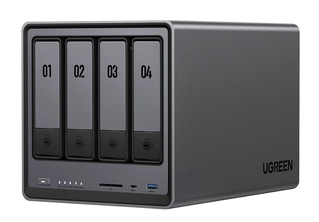 UGREEN NASync DXP4800, 4-Bay NAS with Intel® N100 Quad-Core CPU