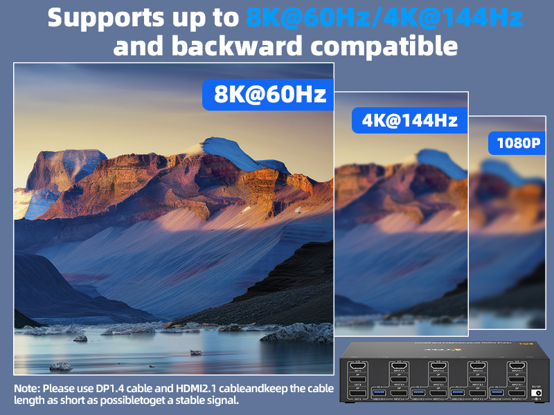 Please connect this product to your computer monitor correctly.