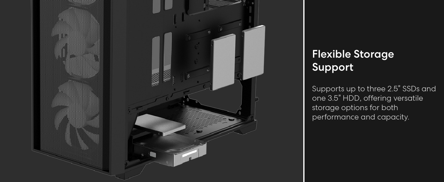 Formula V Line Air Power GX600 Plus Black E-ATX Mid Tower Chassis Case