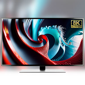 8k@60Hz/4k@144Hz UHD resolution