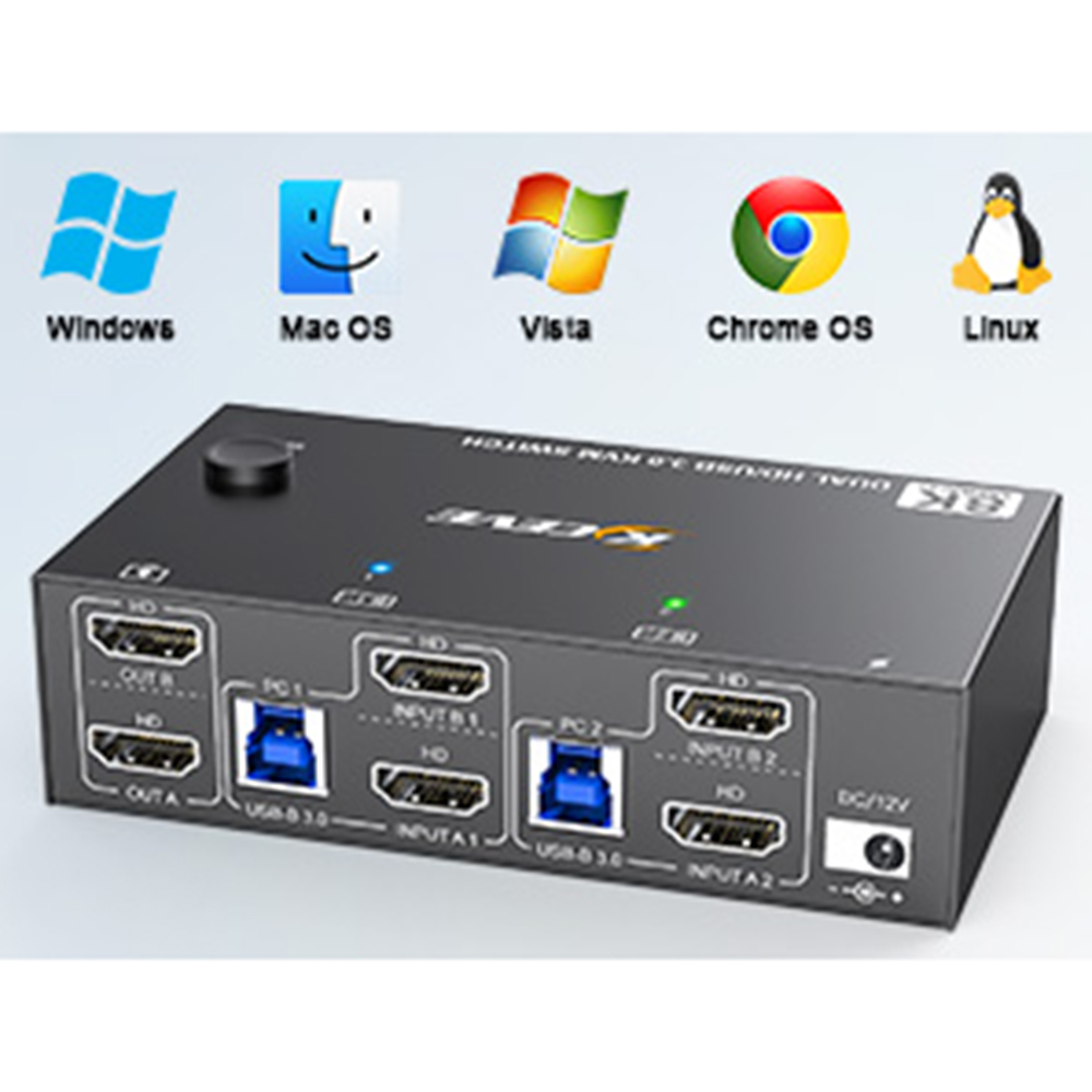 Wide Compatibility For Windows, Mac OS, Linux and Chrome OS. Compatible with PS5, PS4,TV Box, PC, La