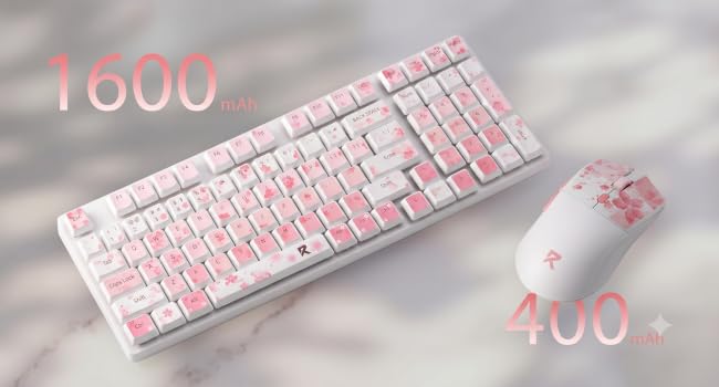 Redragon BS7552 Wireless 98-Key Low-Profile Keyboard & 4000 DPI Mouse Combo