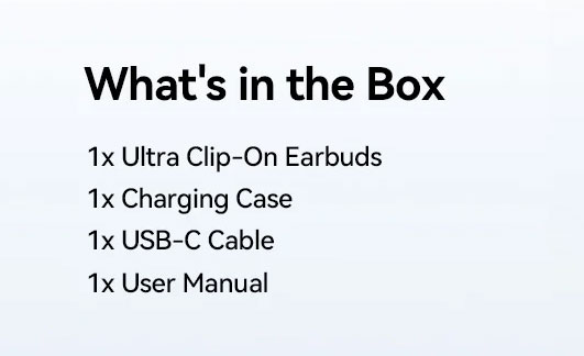 NANK Ultra Clip On Earbuds