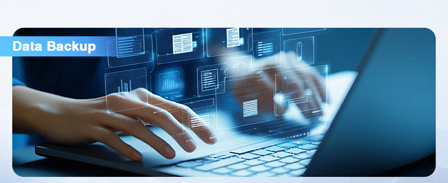 7-in-1 External CD/DVD Drive for Laptop, USB 3.0&Type-C DVD Player for Laptop Desktop with SD Card R