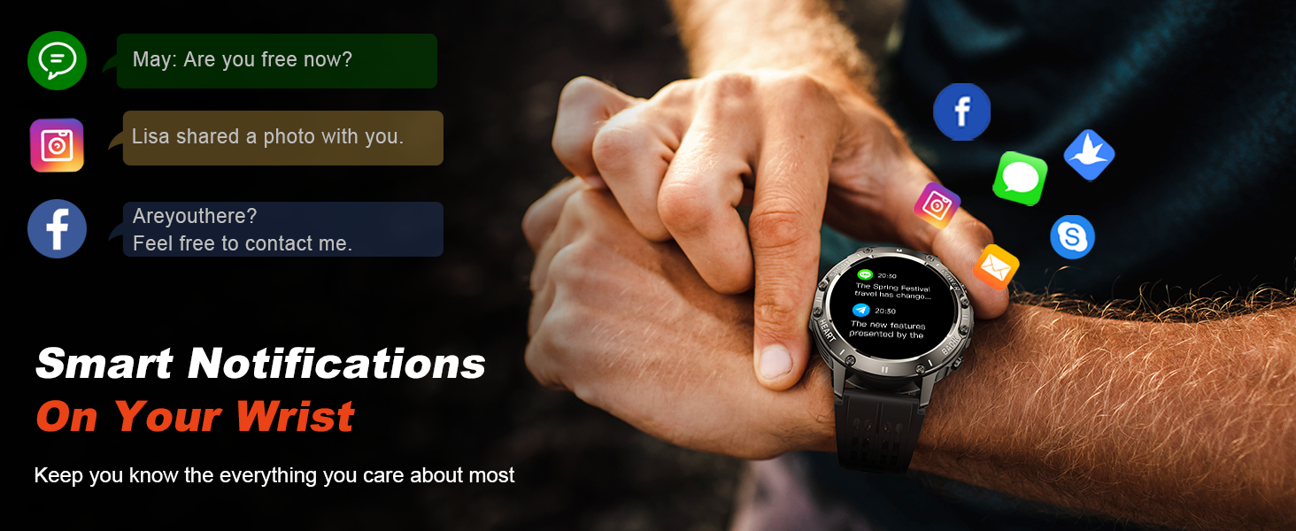 Smart Watch for Men Fitness Tracker, Bluetooth Waterproof Make Answer Call Digital Mens Watches Runn