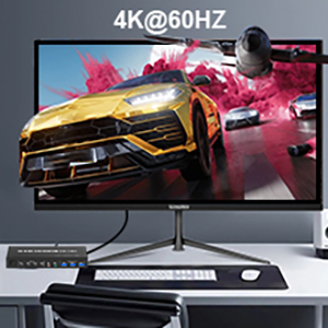 USB 3.0 Dual Monitor KVM Support 4K@60HZ Supports high resolution up to 3840*2160@60Hz and downwards