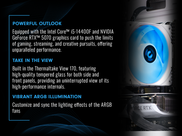 Thermaltake LCGS NE i1470-V170S R4 Gaming Desktop