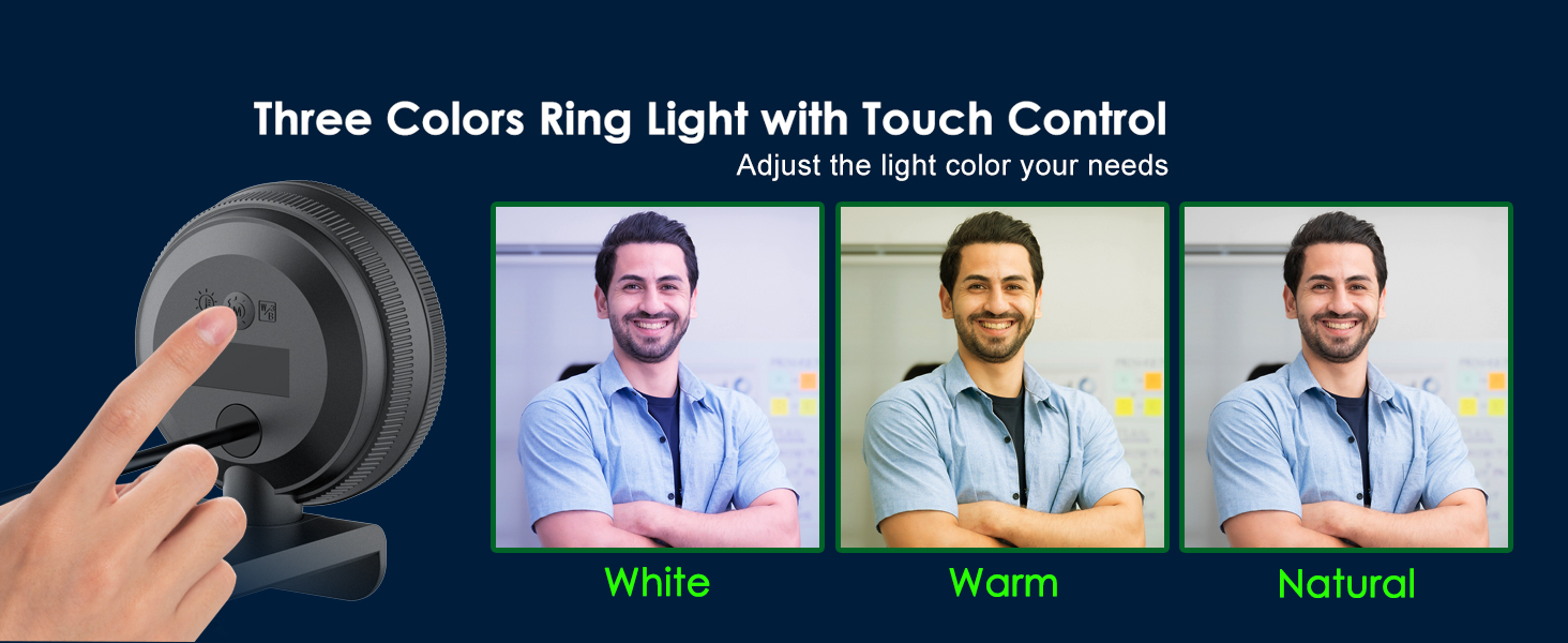 Customize Your Lighting with a Three-Color Ring Light