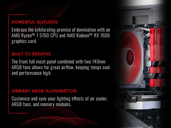 Thermaltake NE R76-H16 Gaming Desktop PC