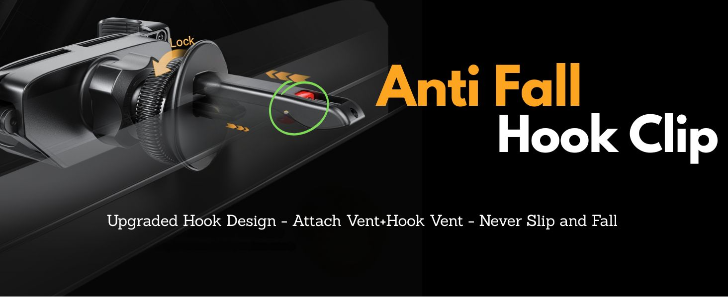 air vent hook clip car phone holder