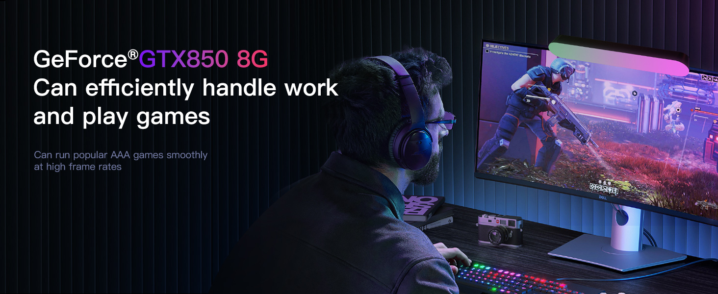 Cheap Mini Gaming PC ITX Tower Desktop Computers Windows 11 Prebuilt SSD NAS Computadora De Escritor