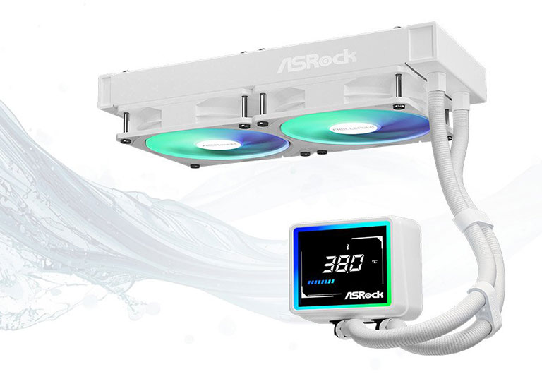 ASRock Challenger White 240 Digital AIO Liquid Cooler