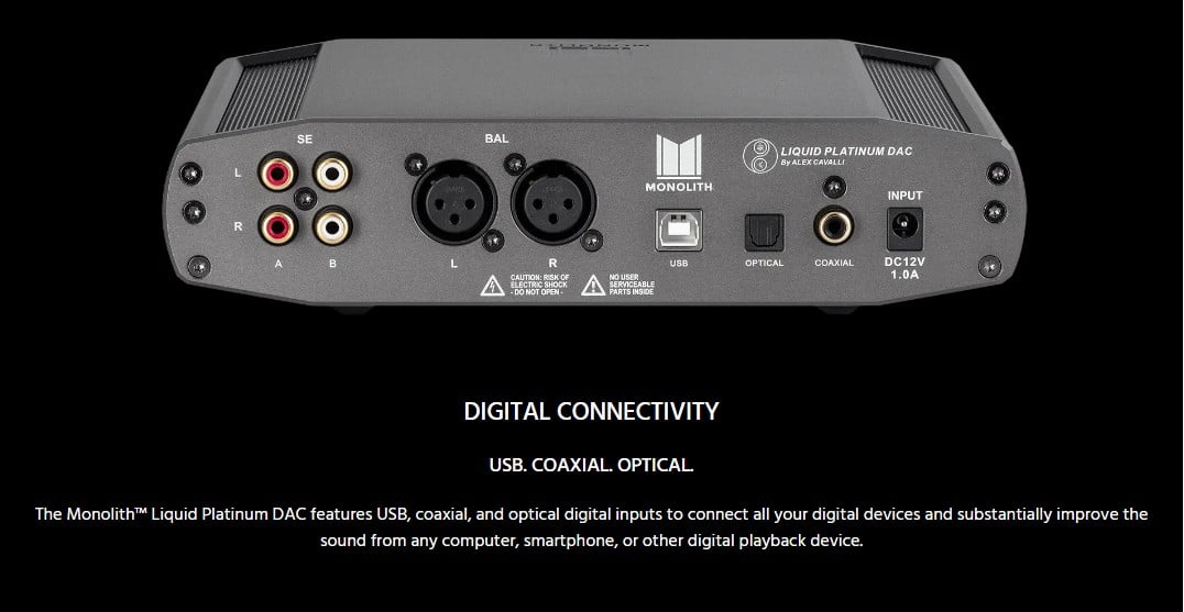 Monoprice Monolith Liquid Platinum Balanced Limited Edition DAC