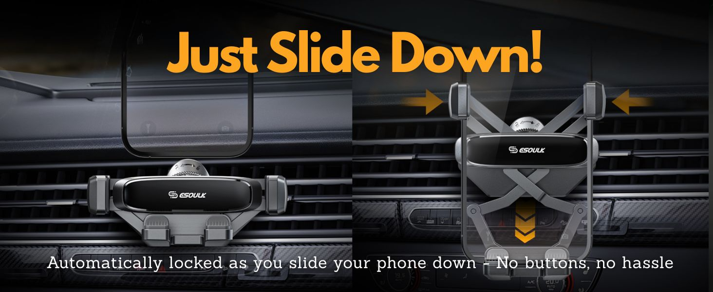 gravity car phone holder