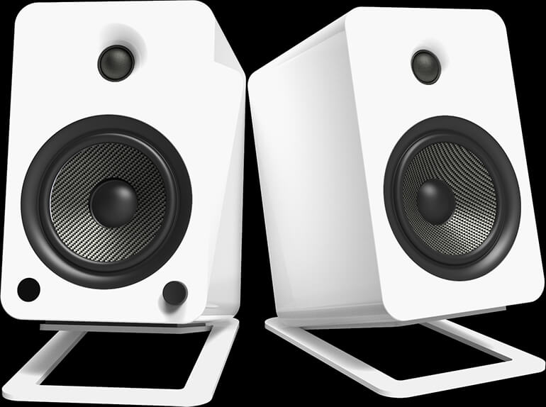 A Pair of White Speakers