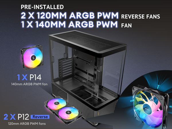 Antec C6 Curve ARGB Mid-Tower Case