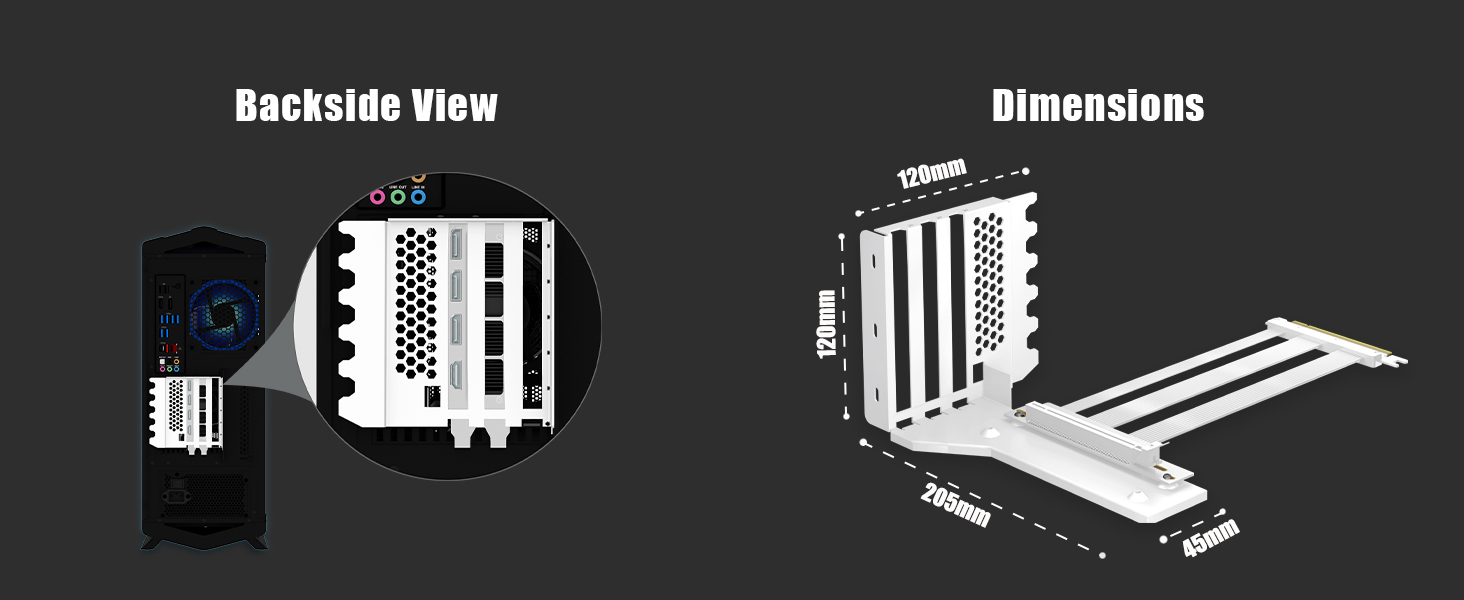 Vertical GPU Bracket PCIE 5.0