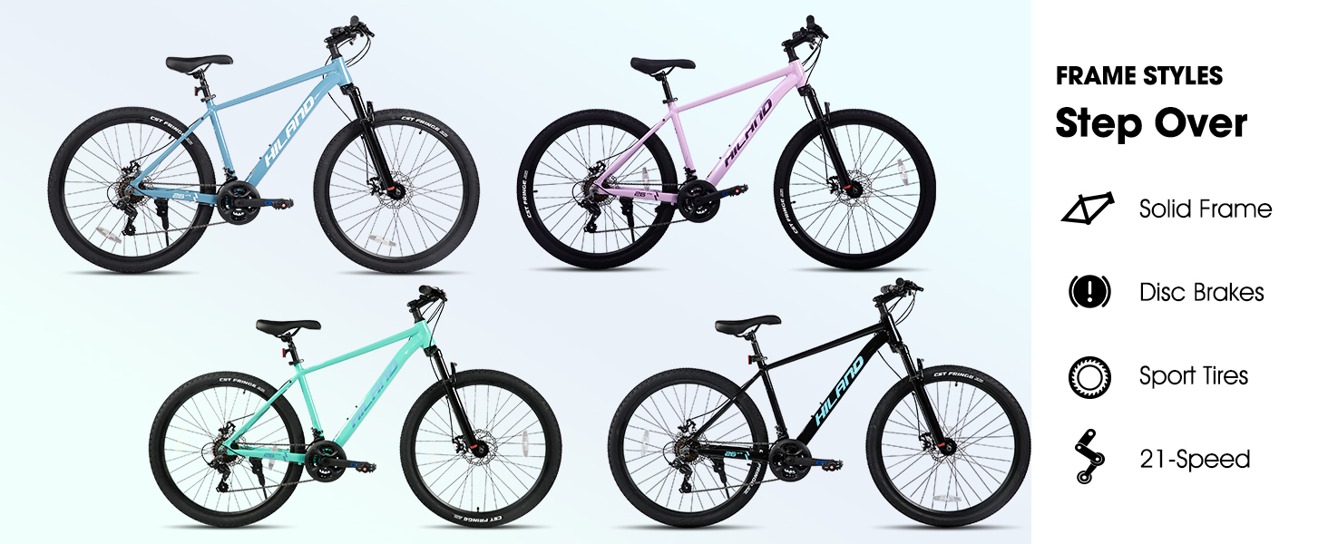 mountain bike MTB mountain bicycle men women kids adult mens womens 26 inch 21 speed