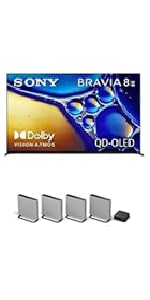 SONY K55XR80M2 Google TV with a HT-A9M2 Quad Soundbar and Amber Screen Cleaner