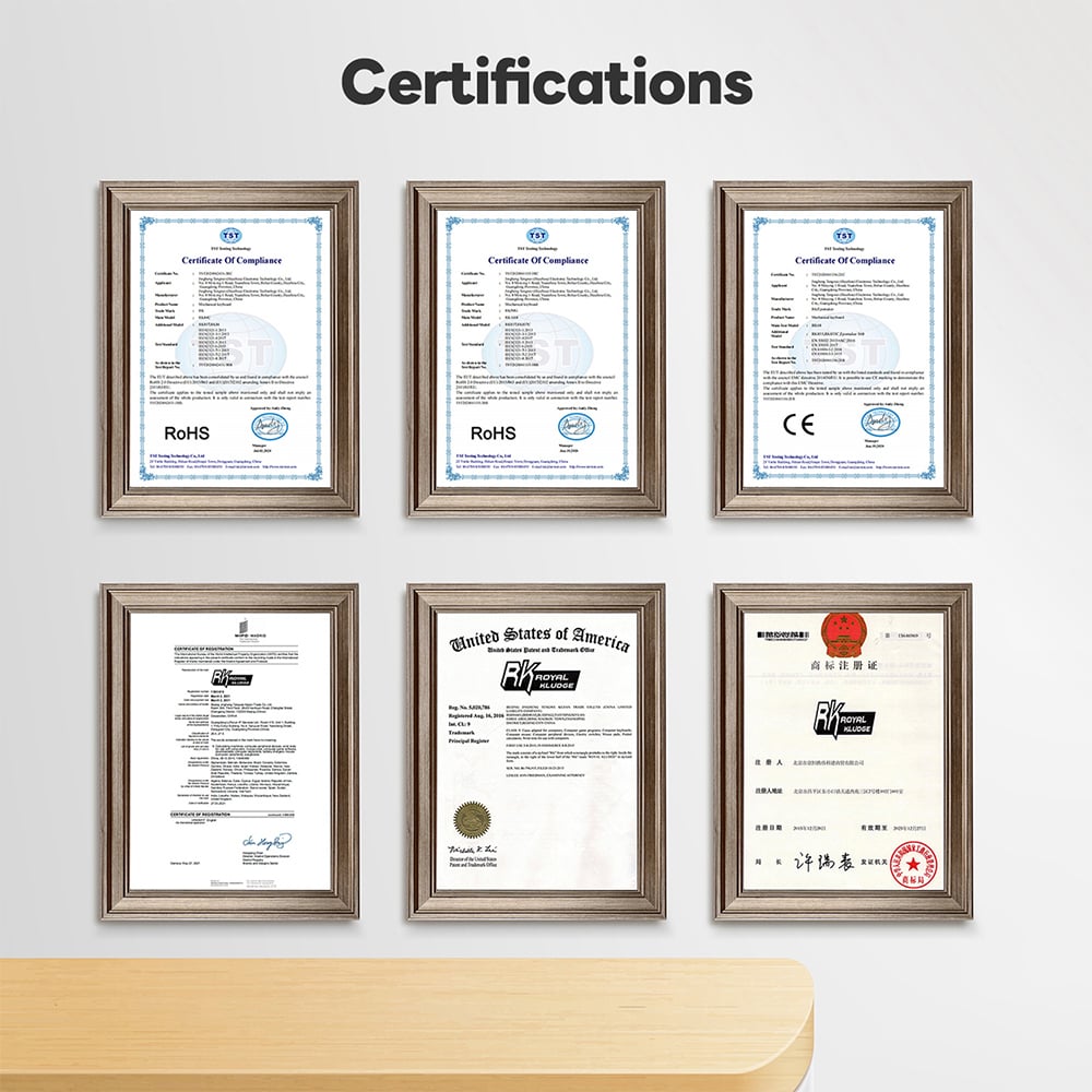 certifications