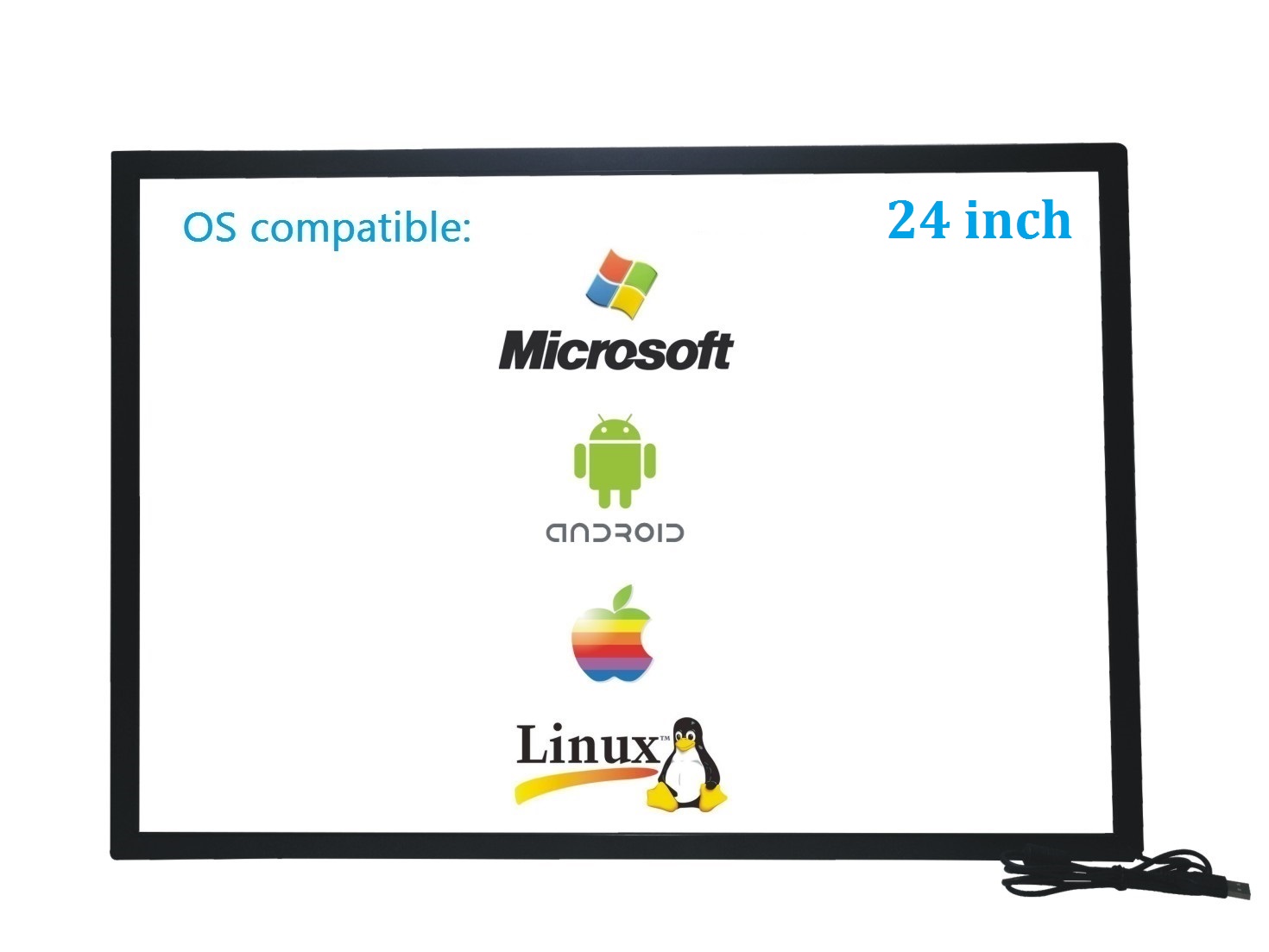 24 inch IR touch frame
