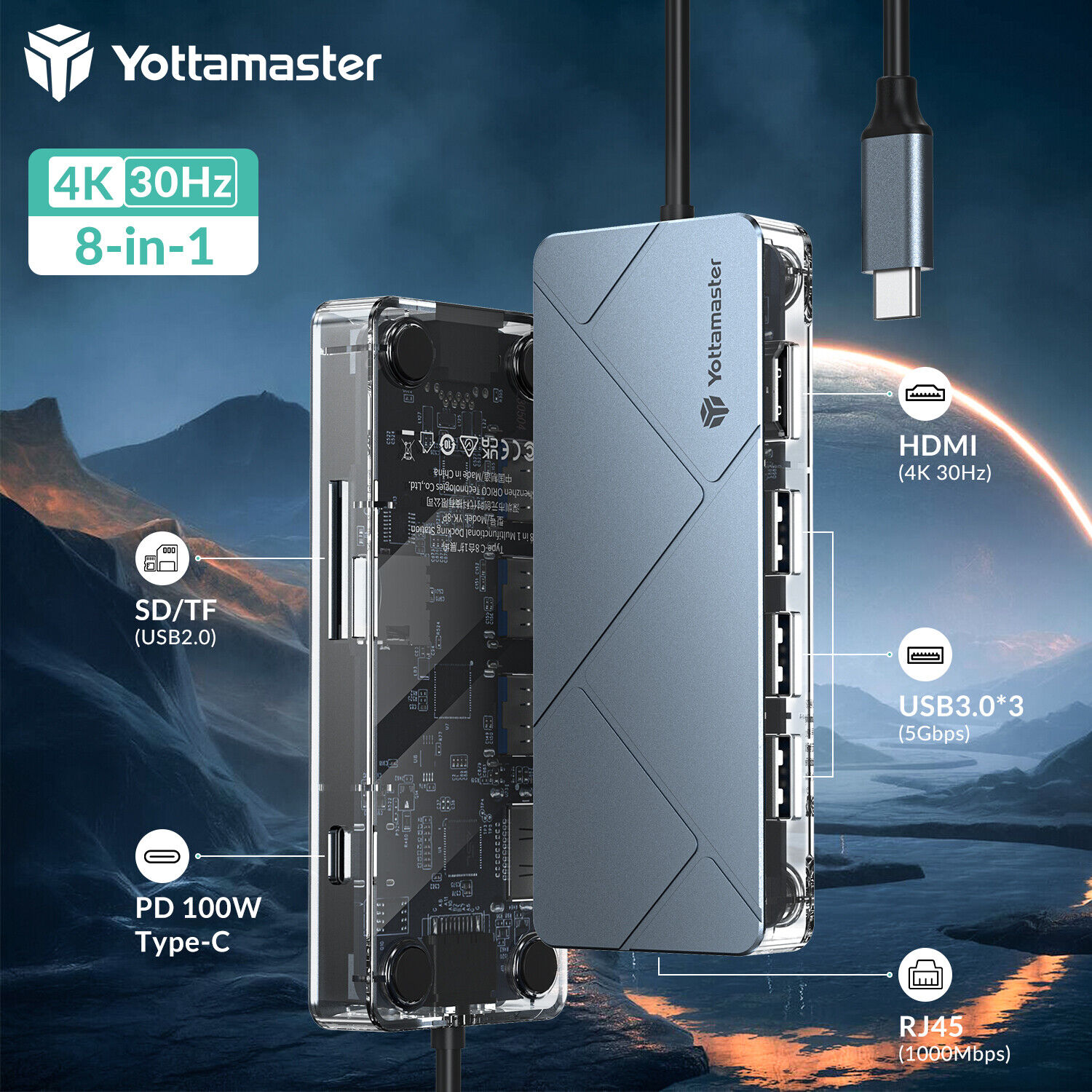 Yottamaster-YK-8P-CR-BP