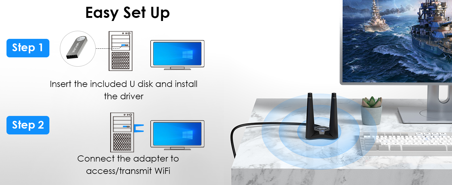 USB 3.0 Wireless Adapte