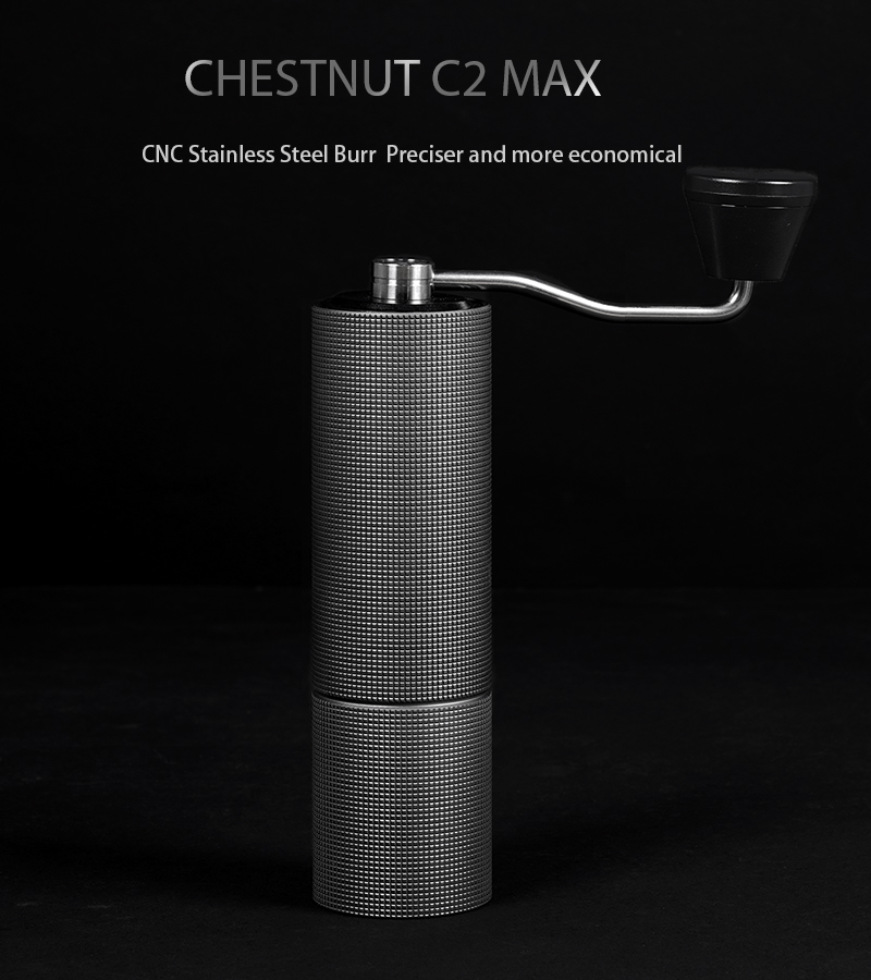 TIMEMORE Chestnut C2 Max Manual Coffee Grinder, CNC Stainless 