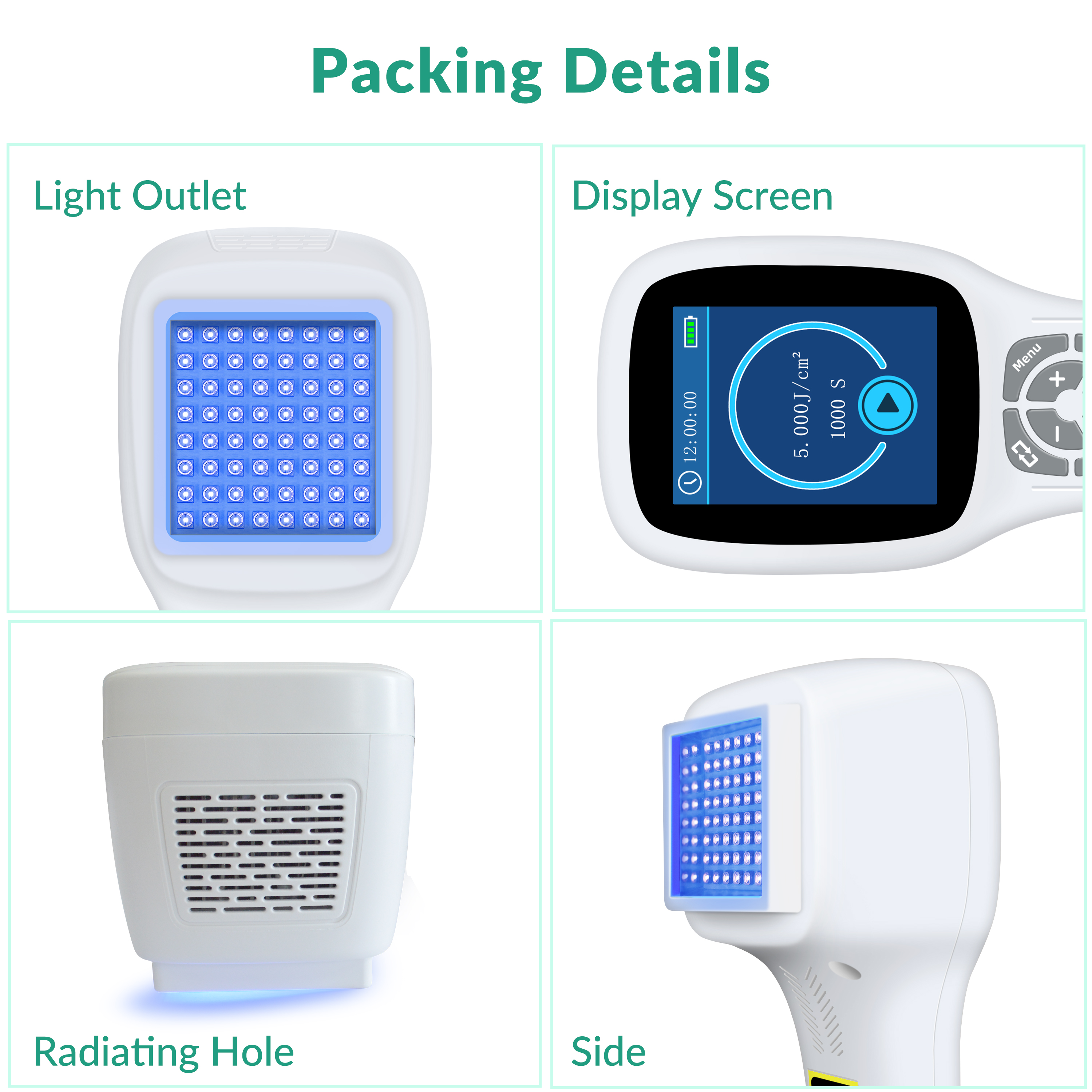 308nm UVB Light Therapy Device Detail View