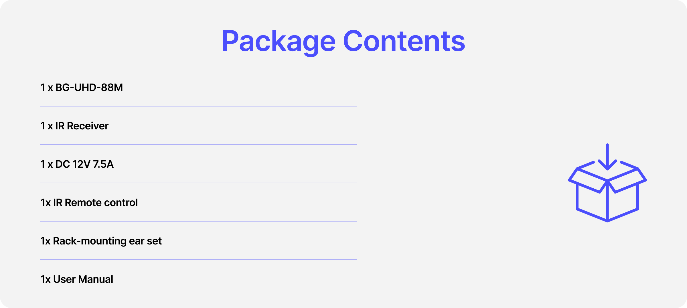 package content