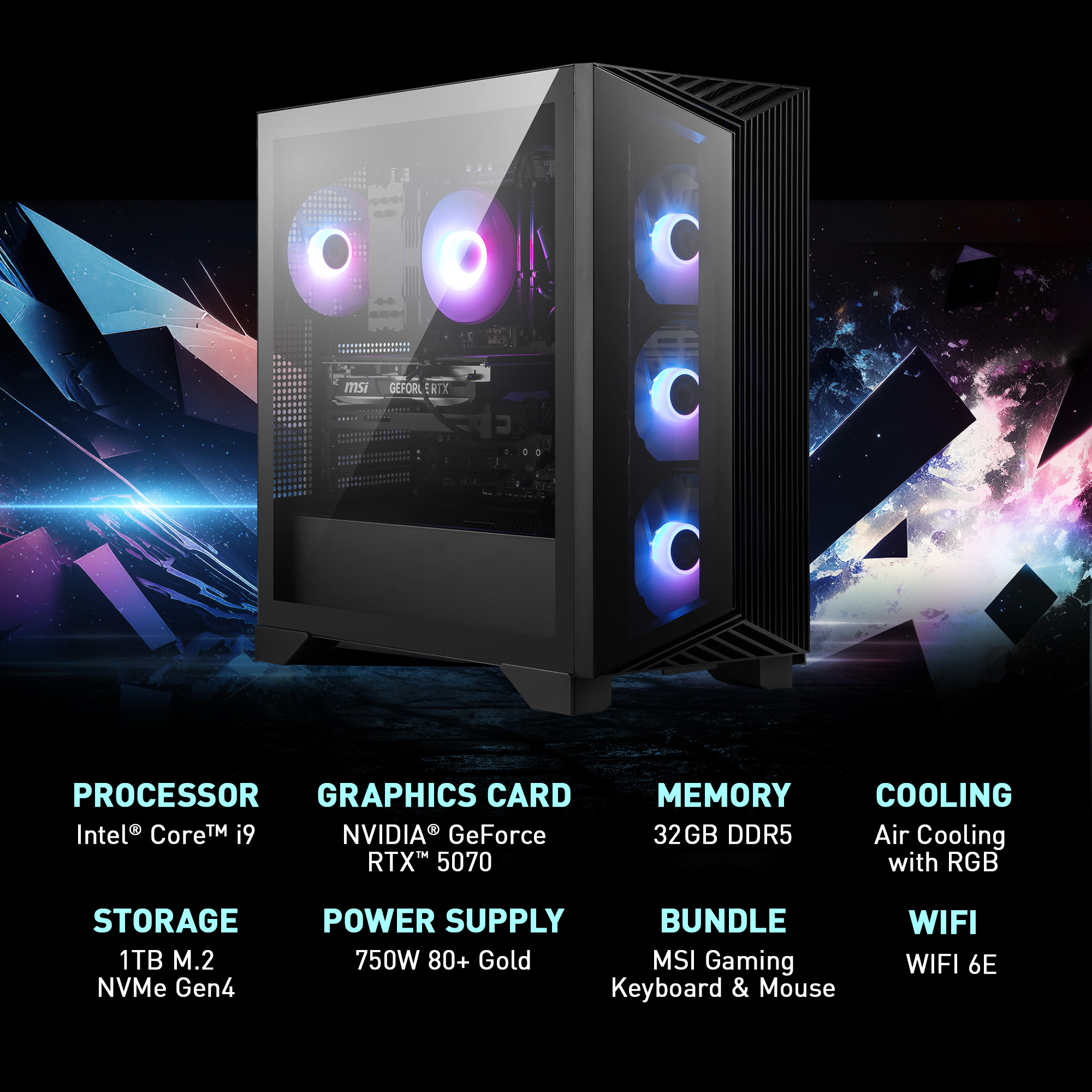MSI Aegis R2 Gaming Desktop features