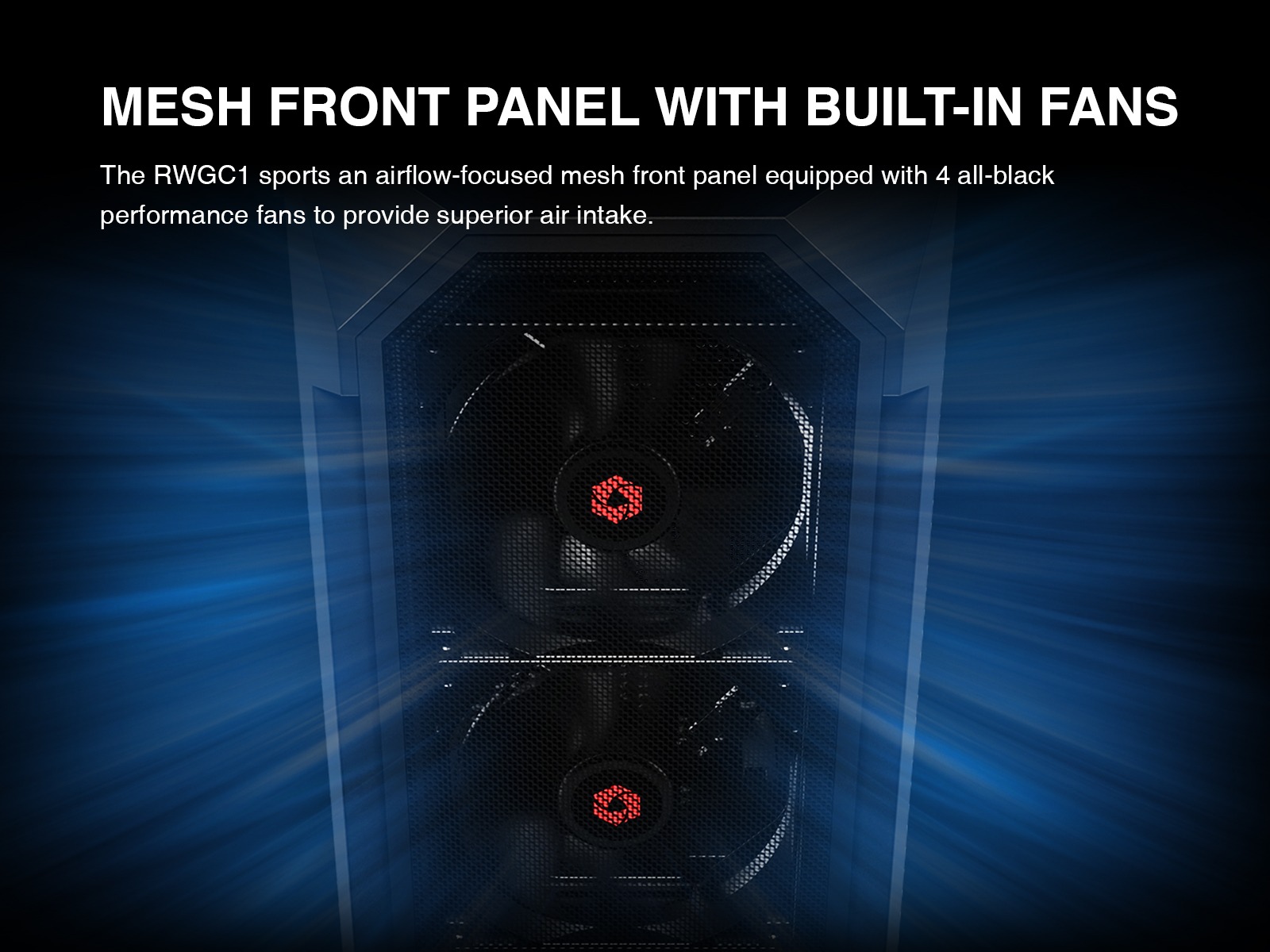 Rosewill RWGC1 ATX Mid Tower Gaming Computer PC Case