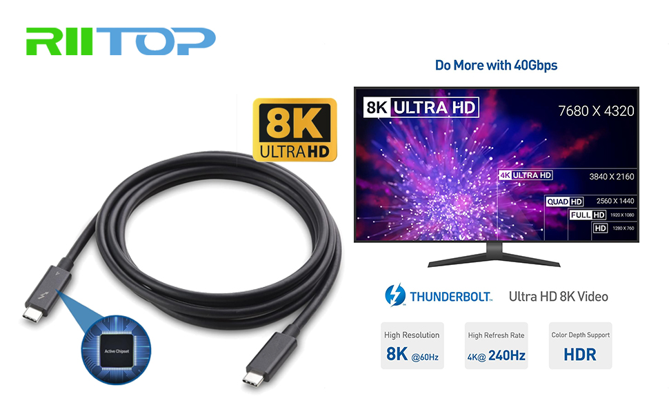 thunderbolt 3 4 cable