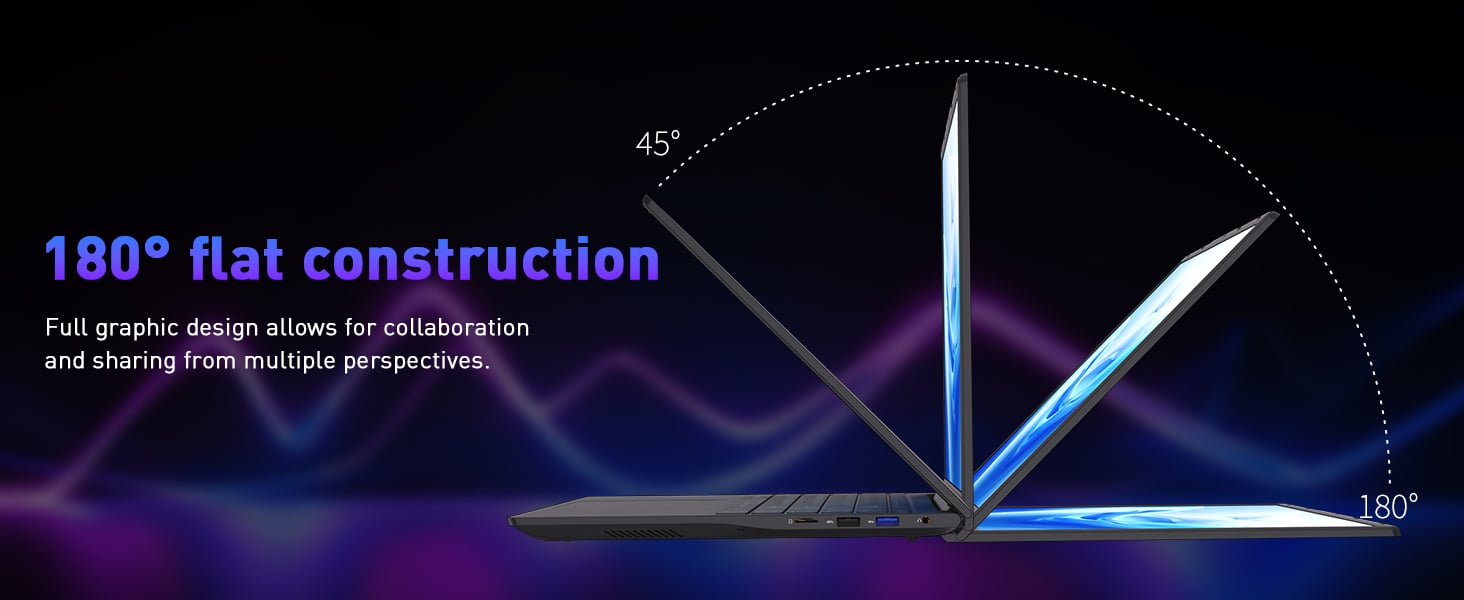 180° flat construction