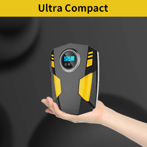SAKAKI Tire Inflator is small enough to fit in your trunk and car.It is portable, handy and simple t