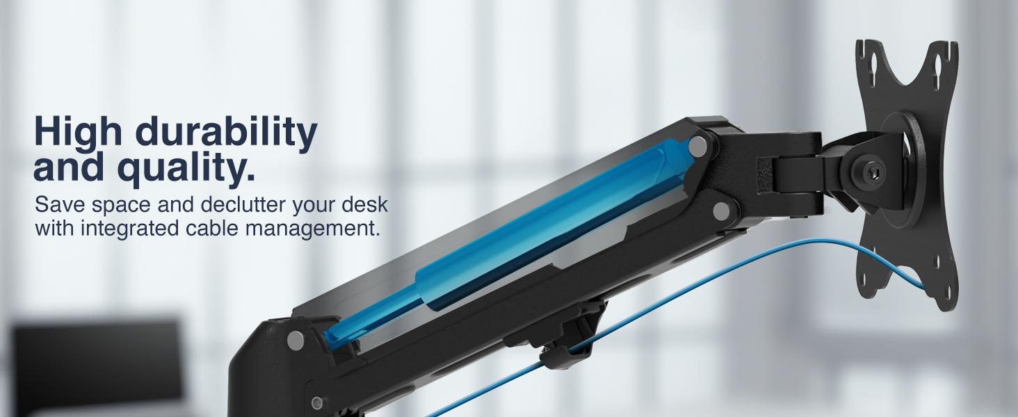 Desky Dual Gas Eco Monitor Arm