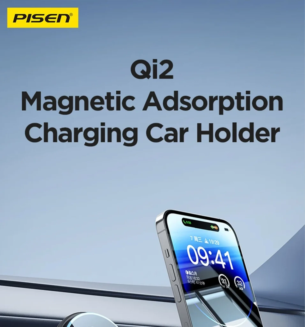 PISEN TP-C70 Qi2 magnetic wireless car charger mount