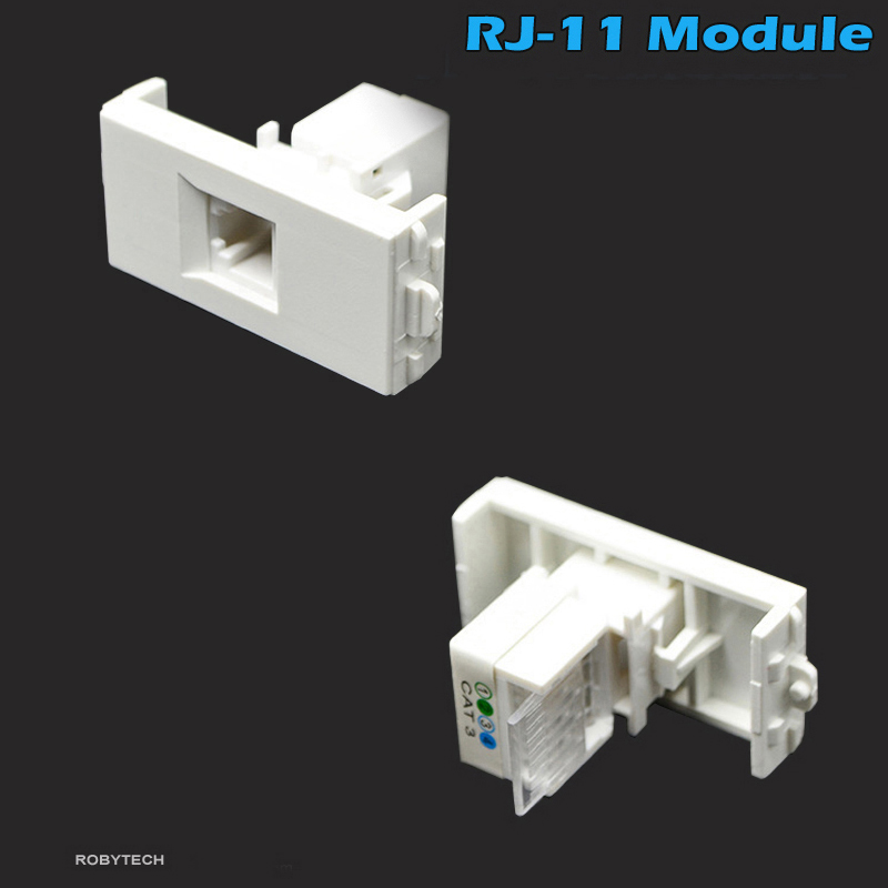 wall plate  RJ11 Telephone Keystone Modules