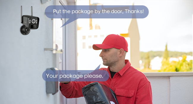 security camera 2 way audio