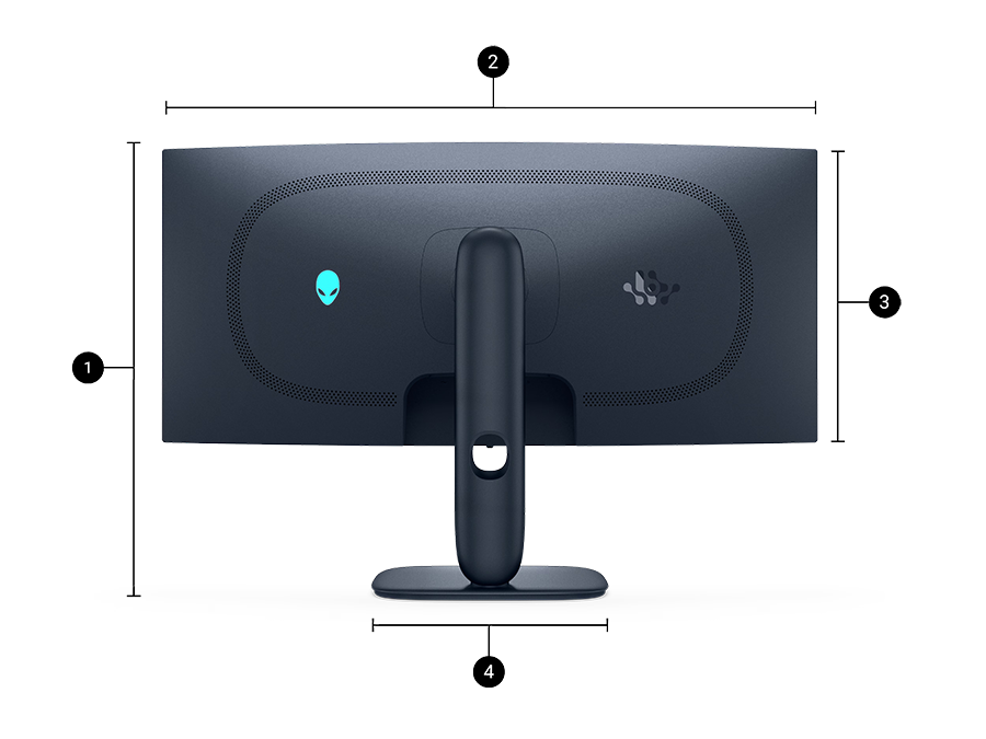 Alienware AW3425DW UltraWide Curved Gaming Computer Monitor