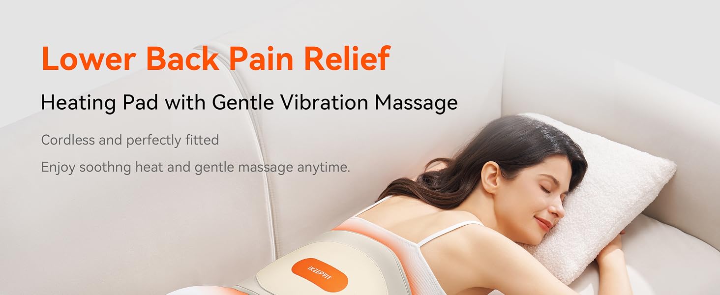 IKEEPFIT KPF-W14 Portable Heating Pad for Back
