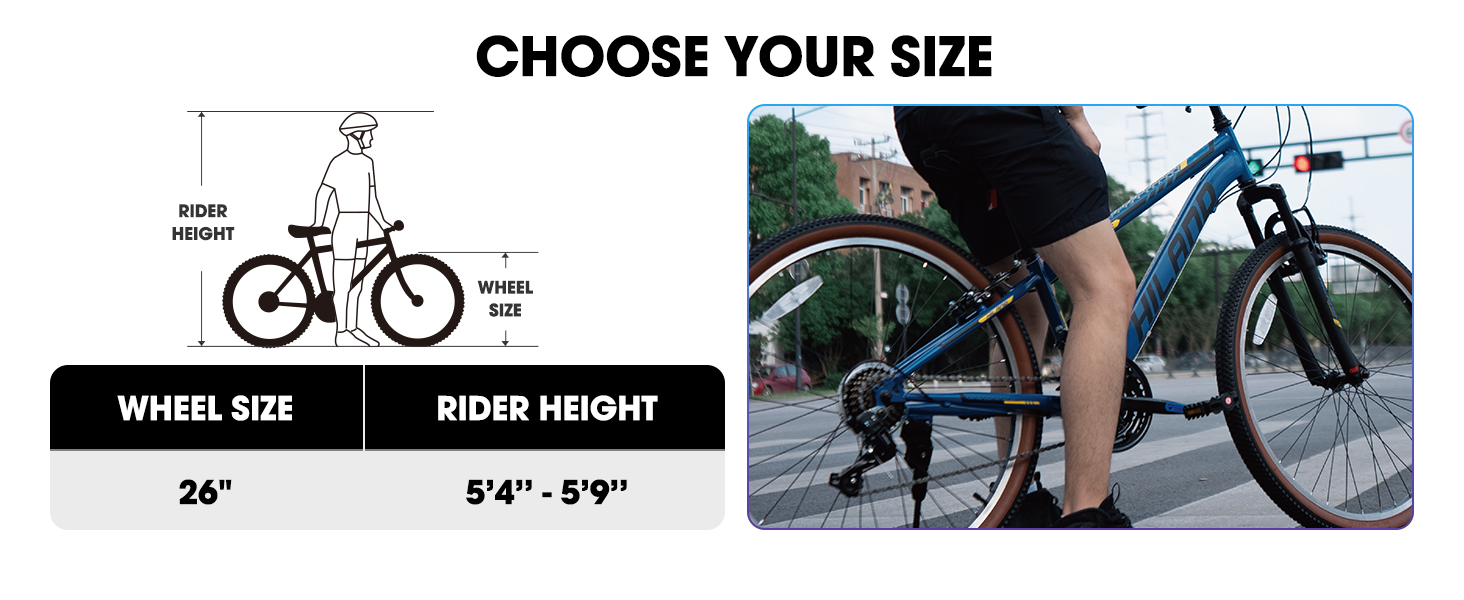 mountain bike MTB mountain bicycle men women adult mens womens 21 speed hardtail v brake 26 inch