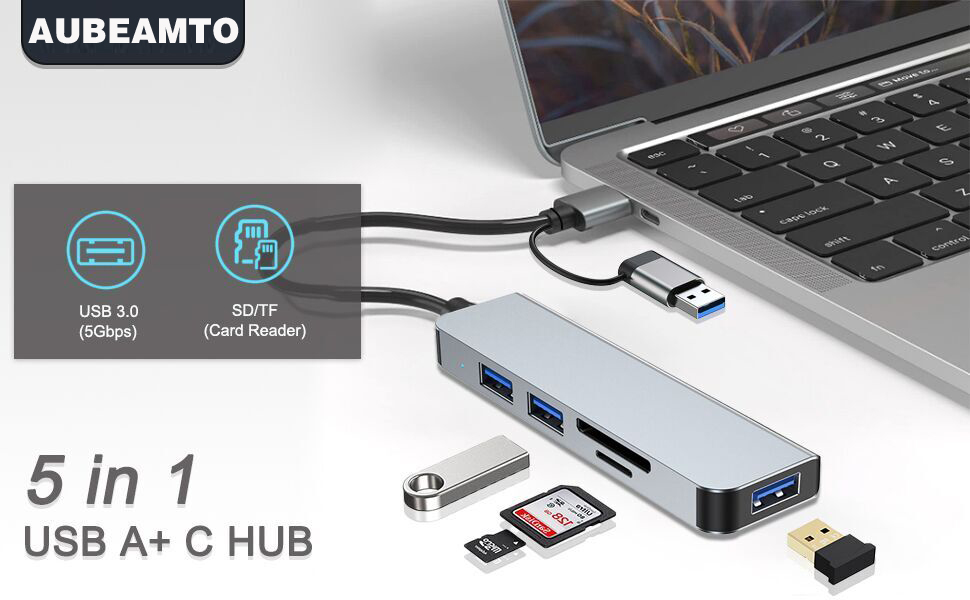 5-in-1 USB Hub